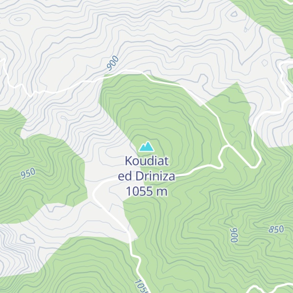Map of Koudiat ed Driniza