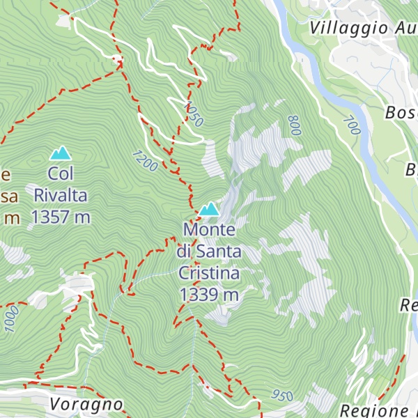 Map of Monte di Santa Cristina