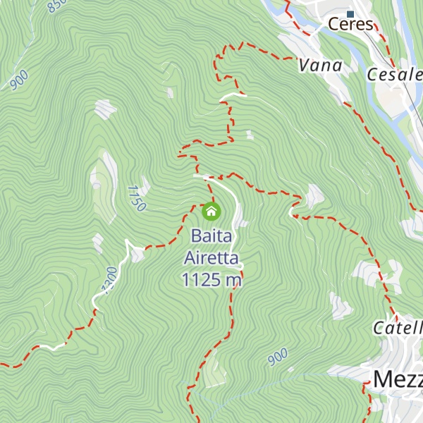 Map of Baita Airetta