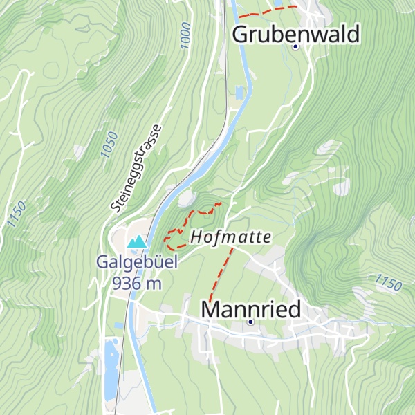 Map of Ruine Oberer Mannenberg