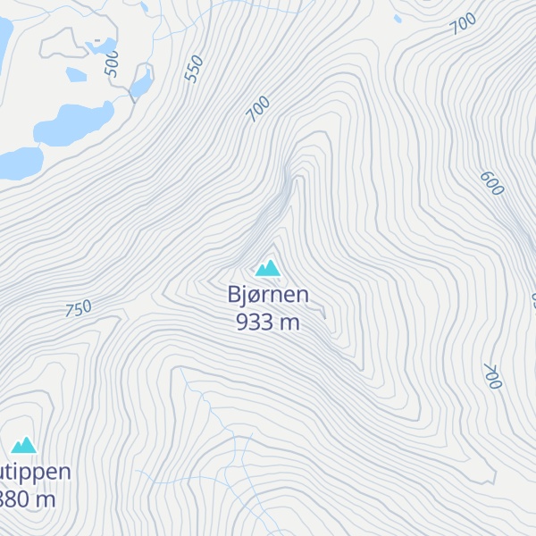Map of Bjørnen