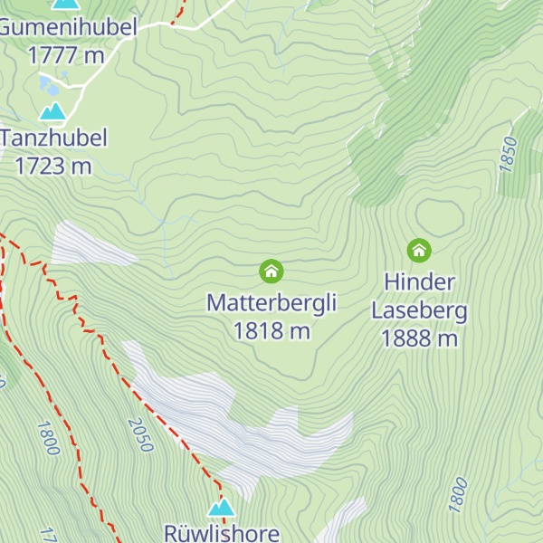 Map of Matterbergli
