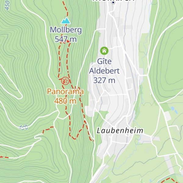 Map of Gîte de la Magel