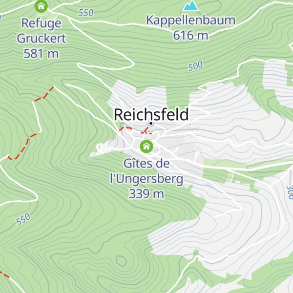 Map of Gîtes de l'Ungersberg