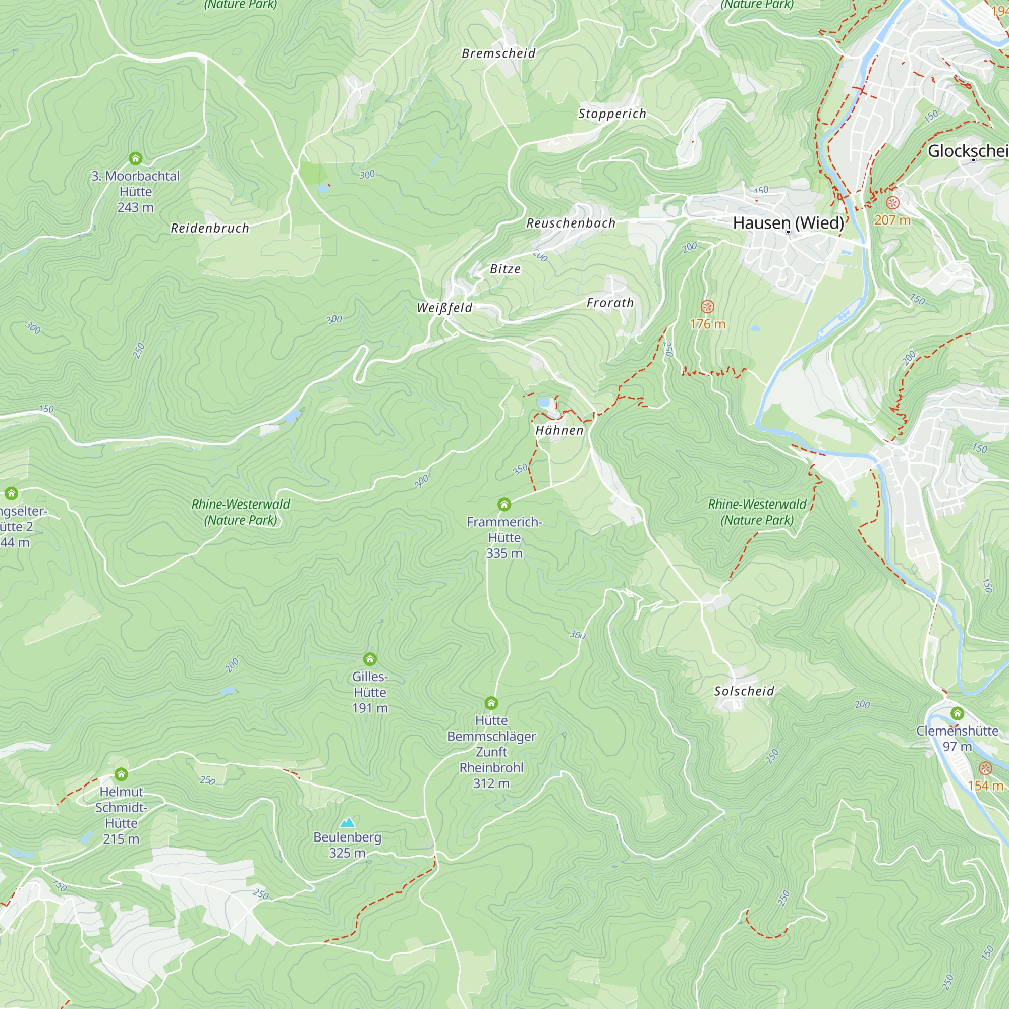 Frammerich-Hütte map