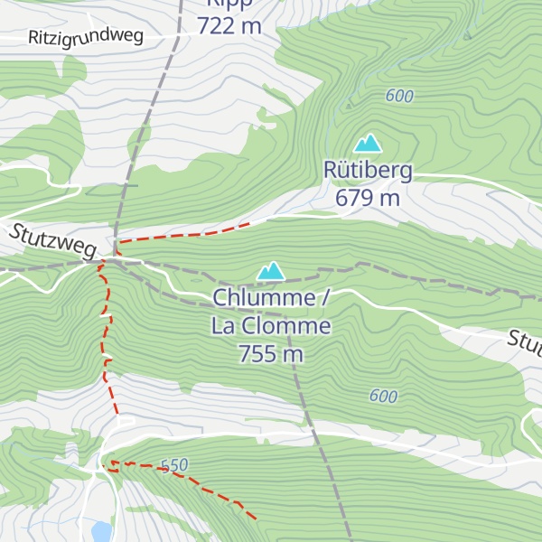 Map of Chlumme / La Clomme