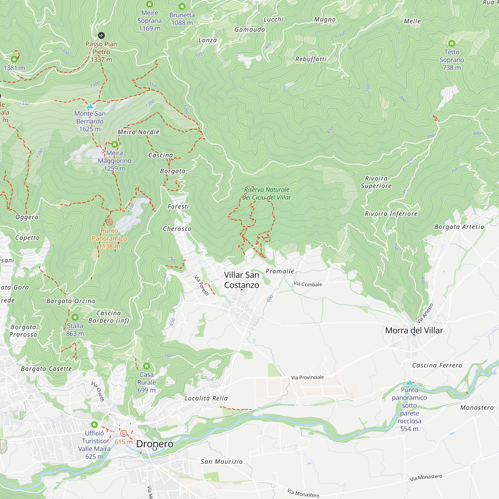 Cascina Bruna map