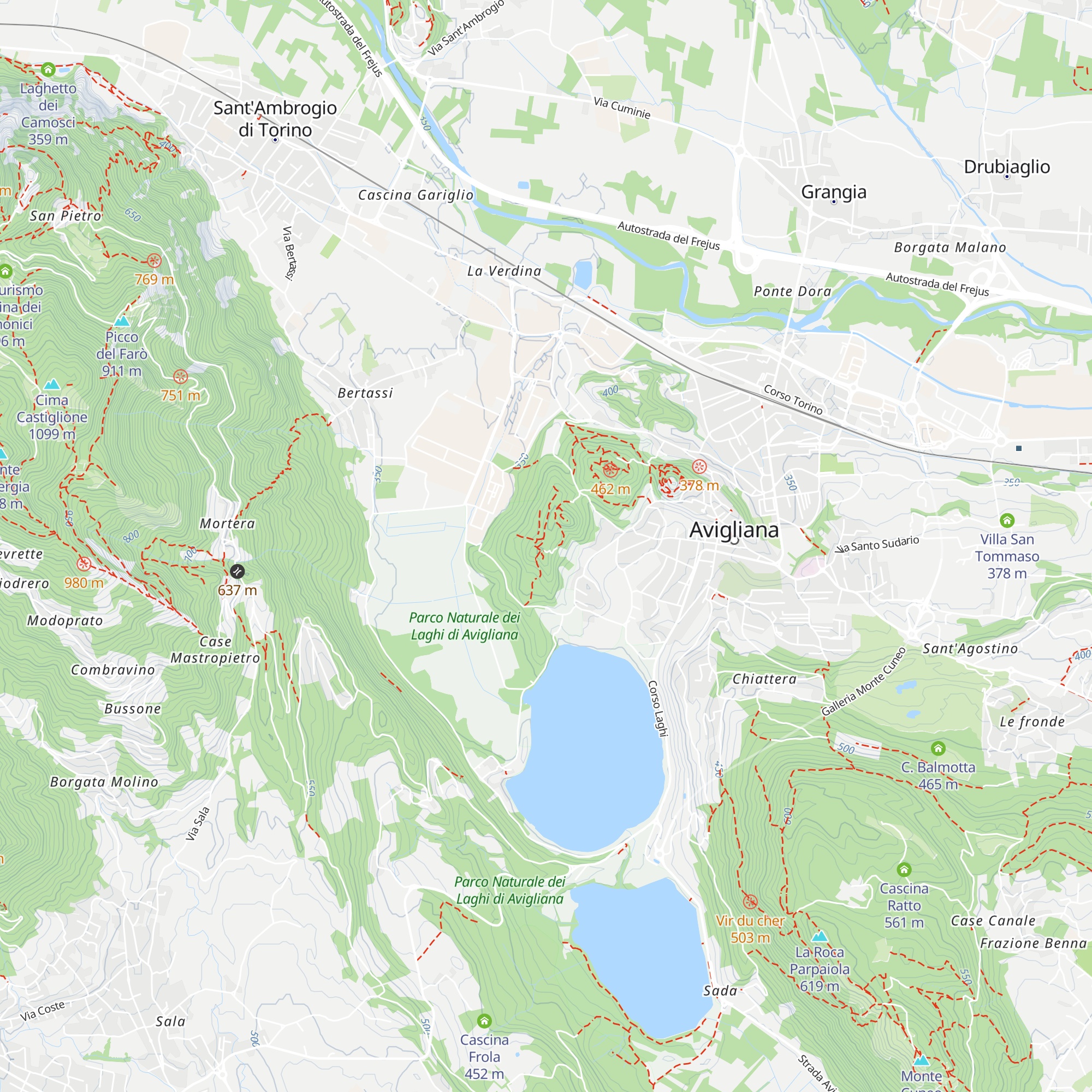 Cascina Brunatti map
