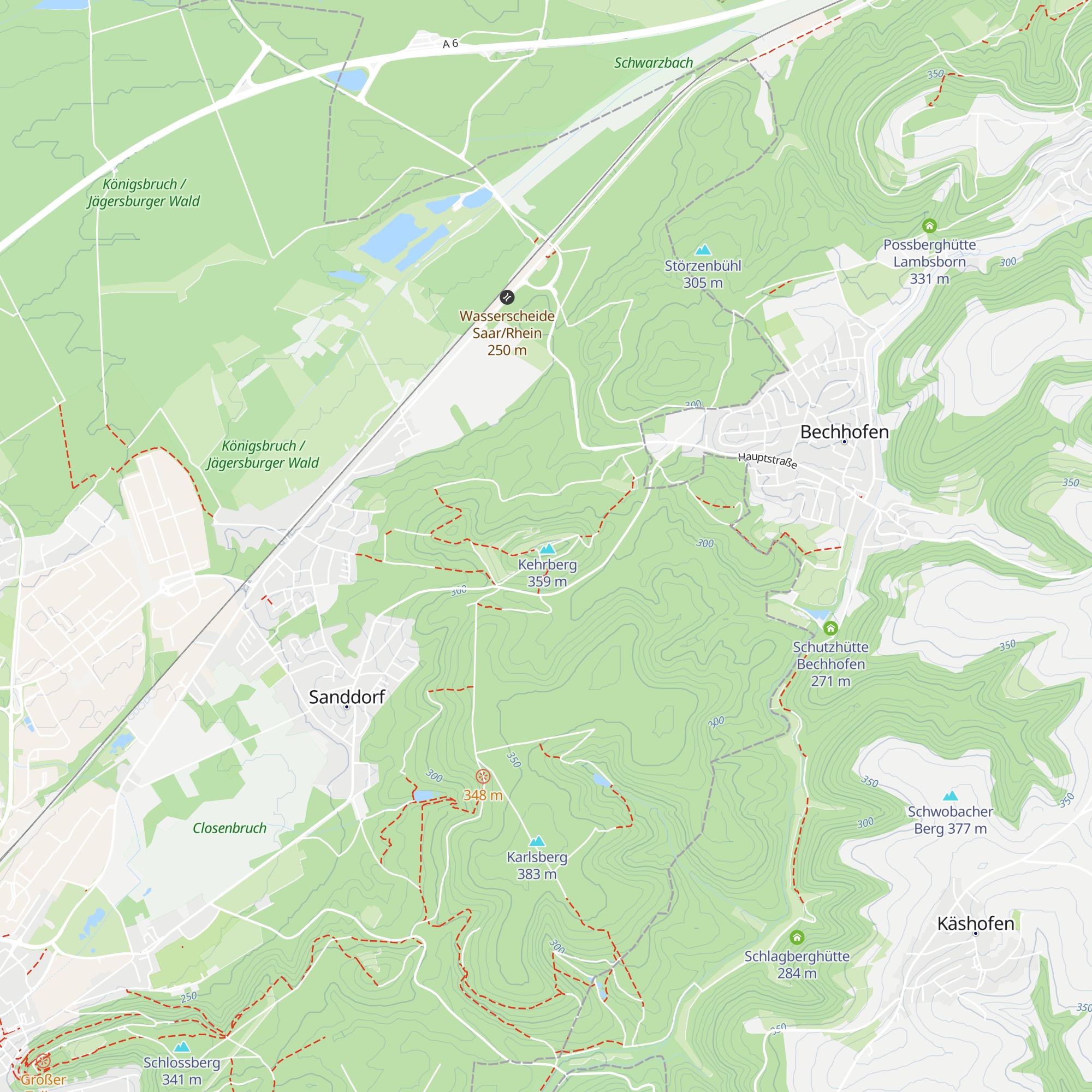 Kehrberghütte map