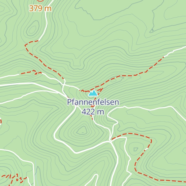 Map of Pfannenfelsen