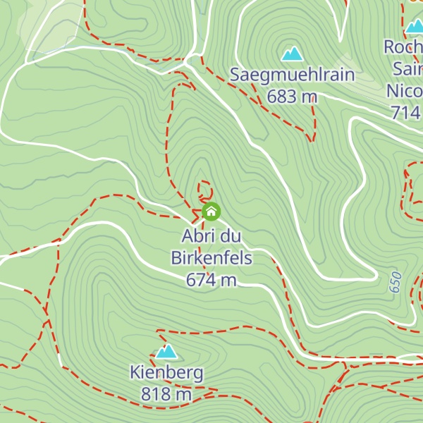 Map of Abri du Birkenfels
