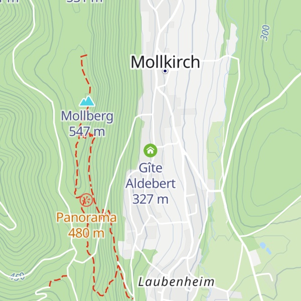 Map of Gîte Aldebert