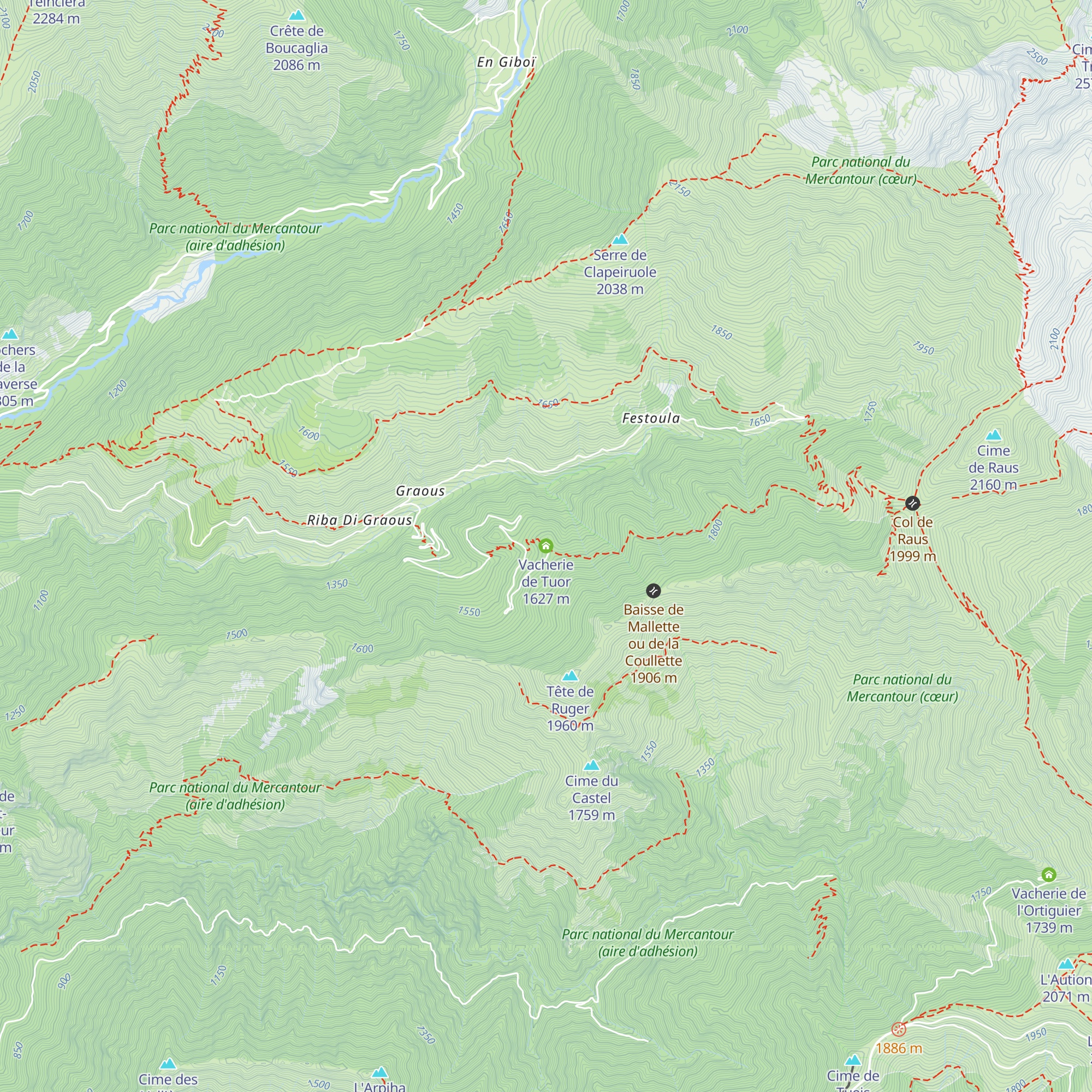 Vacherie de Tuor map
