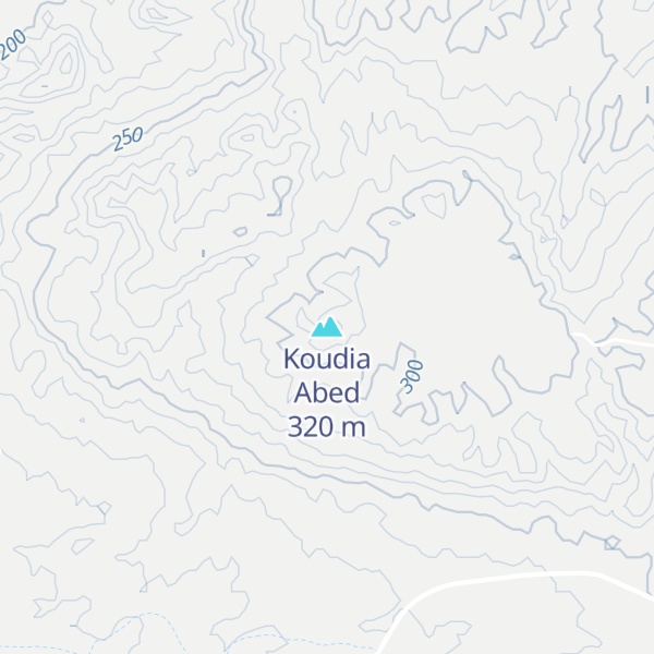 Map of Koudia Abed