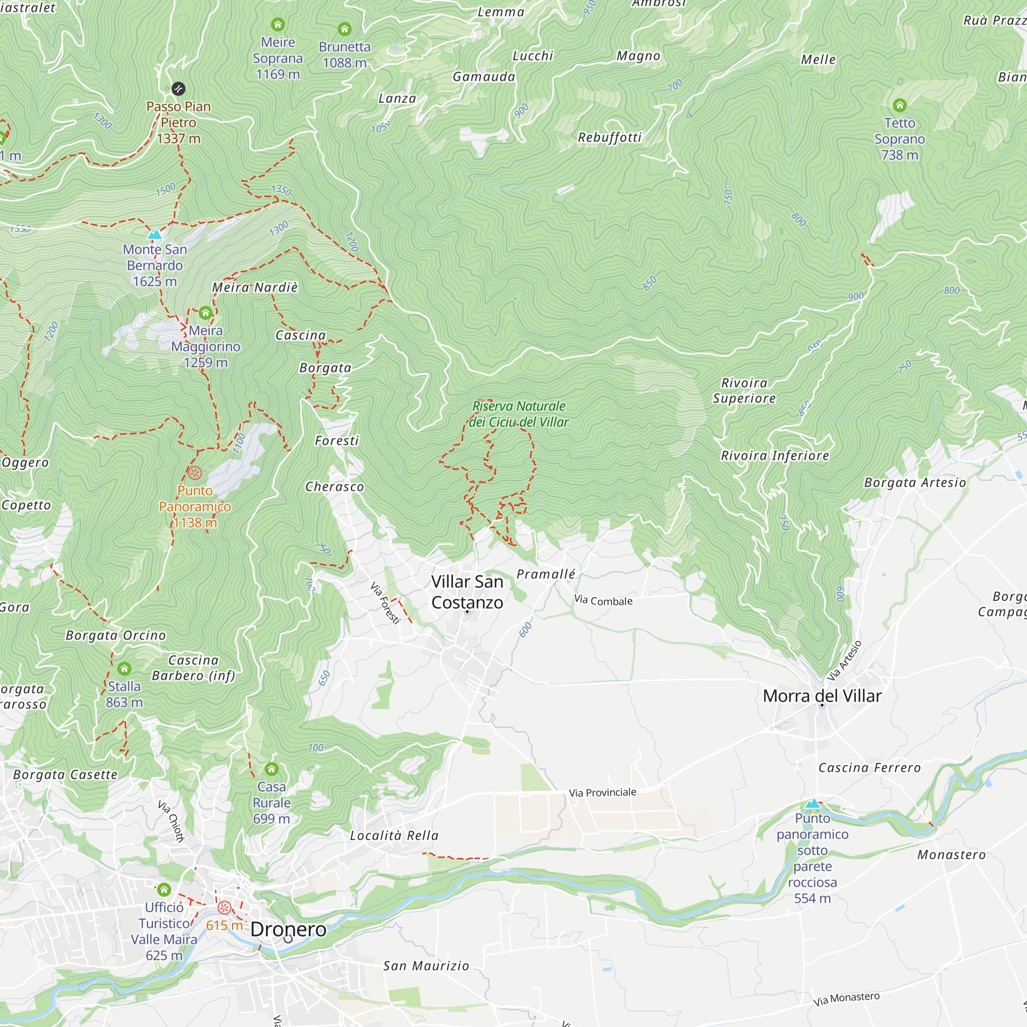 4 - La Natura map