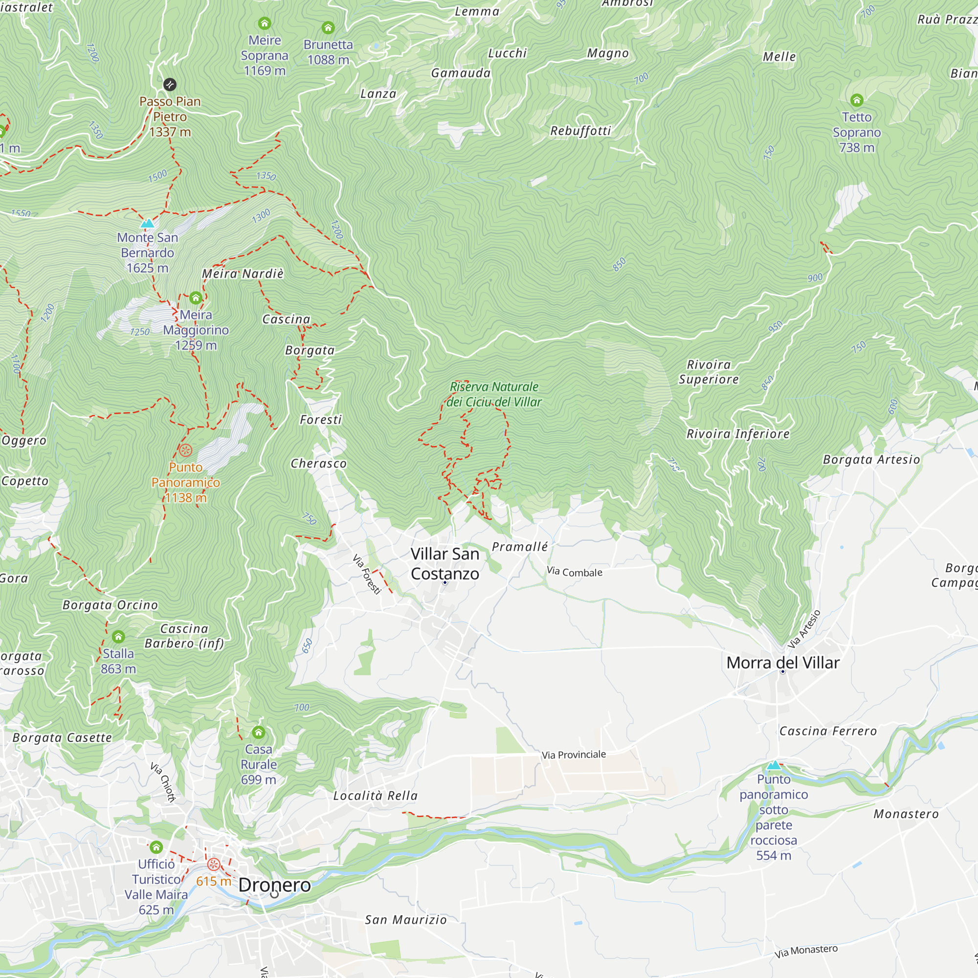 4 - La Natura map