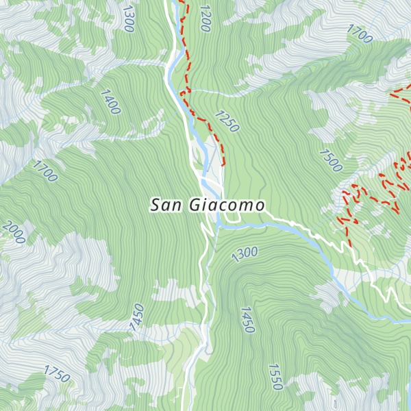 Map of Rifugio San Giacomo