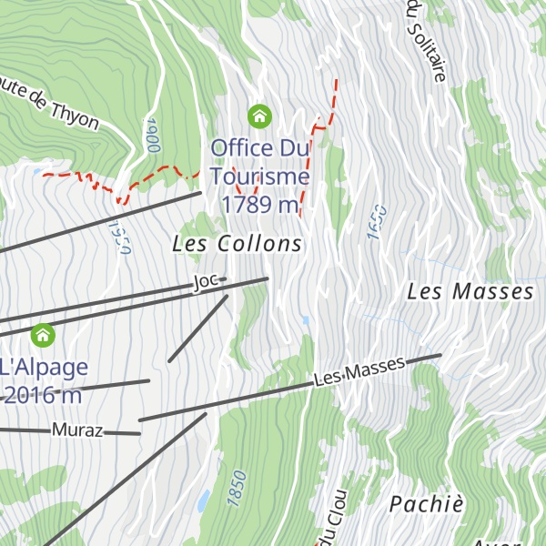 Map of La Maya
