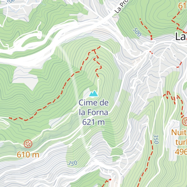Map of Cime de la Forna