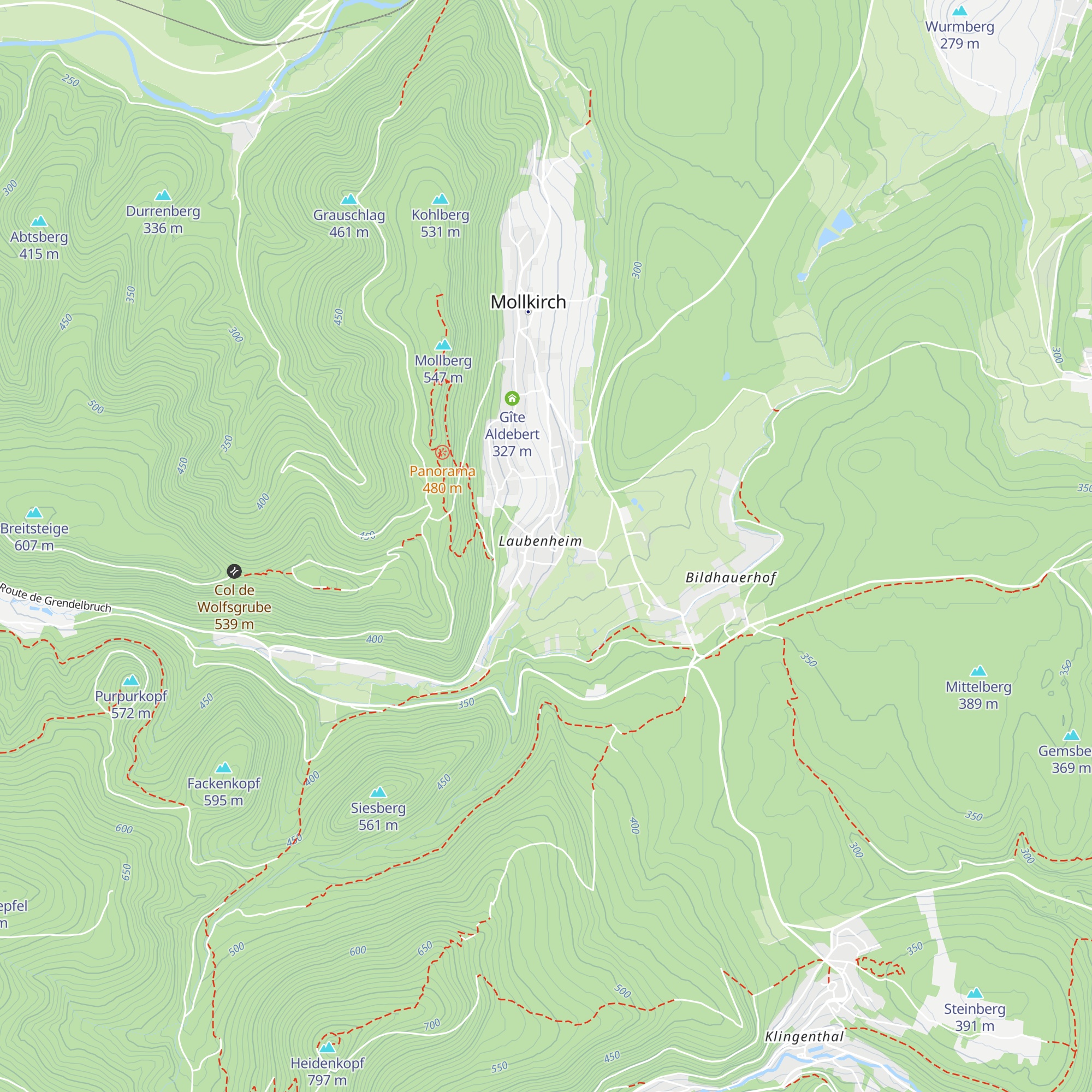 Gîte du Kloesterlé map