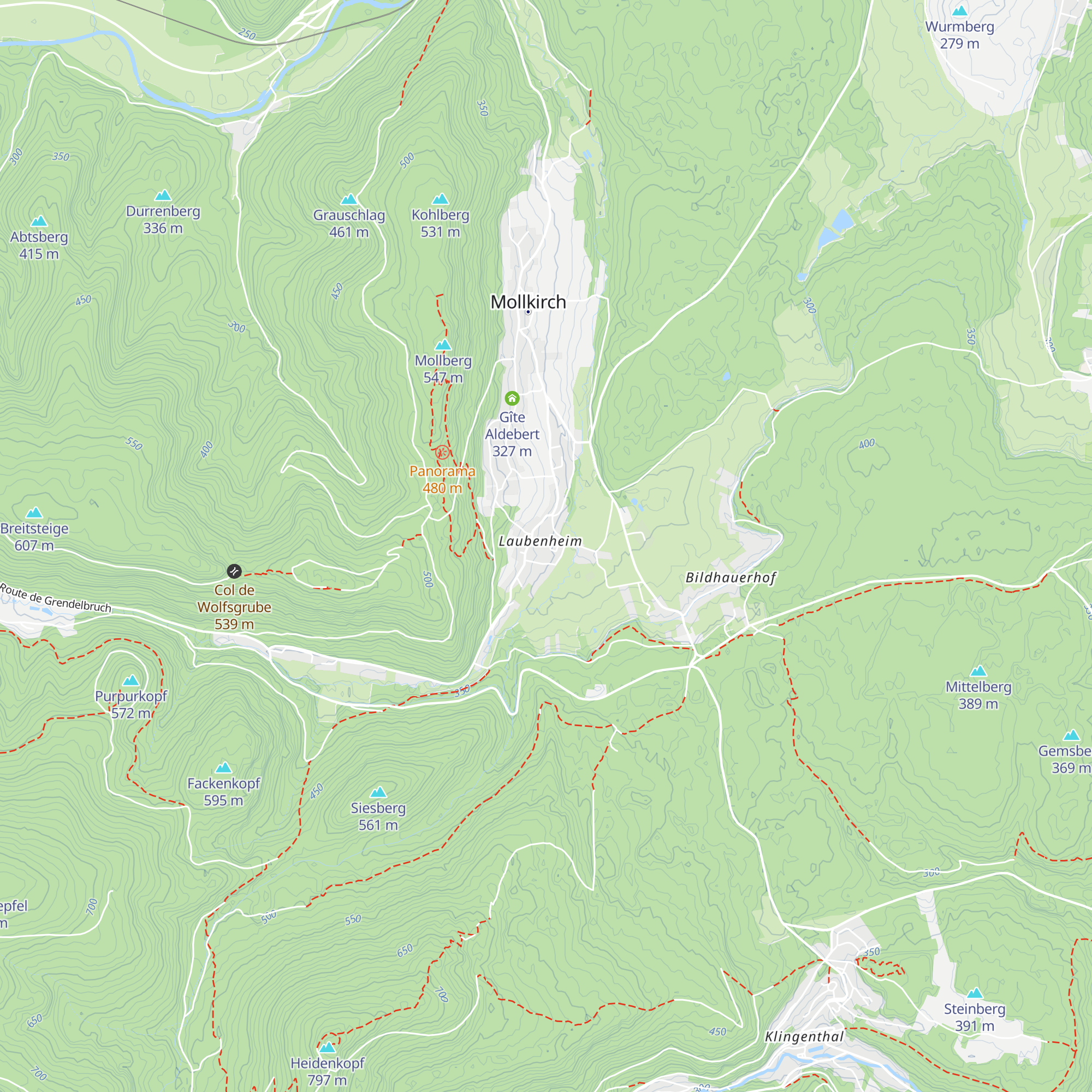 Gîte du Kloesterlé map