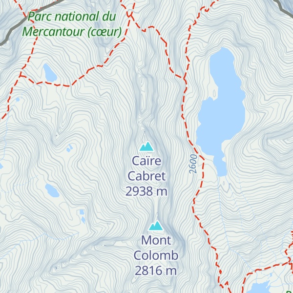 Map of Caïre Cabret