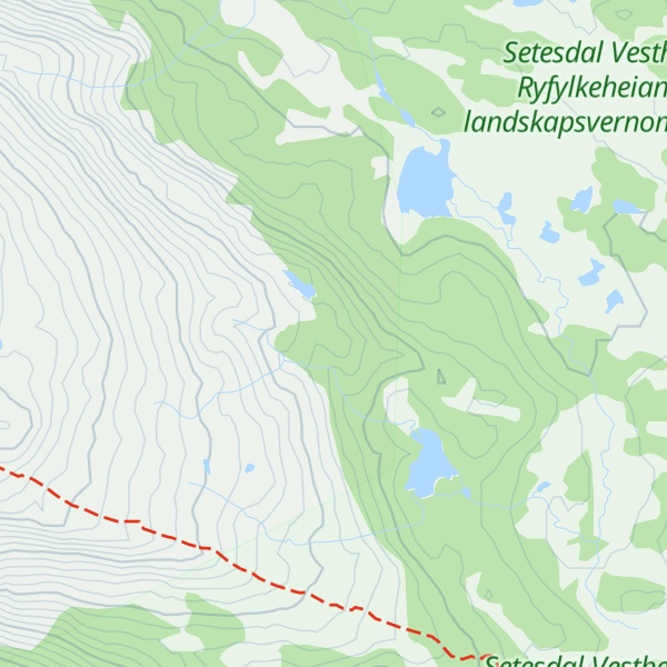 Map of Kaldsfjøddhalsen
