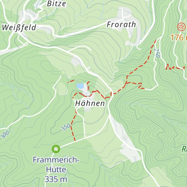 Map of Malberg-Hütte