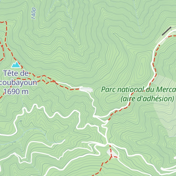 Map of Vacherie de Mantegas