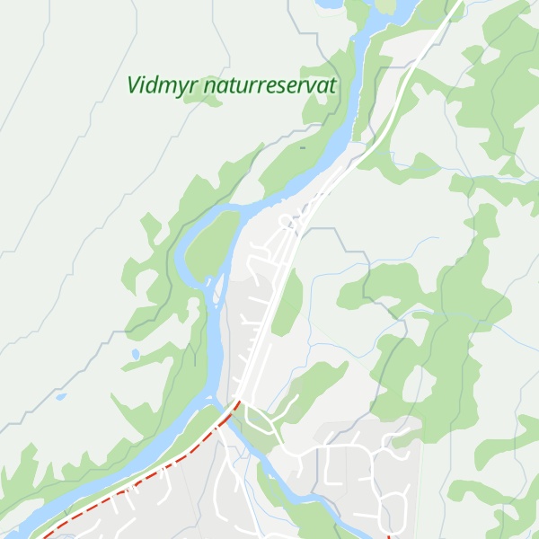Map of Hovden Fjellstoge
