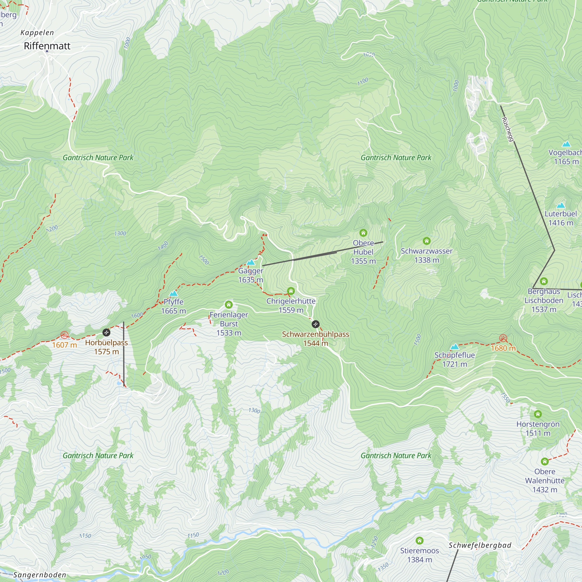 Chrigelerhütte map