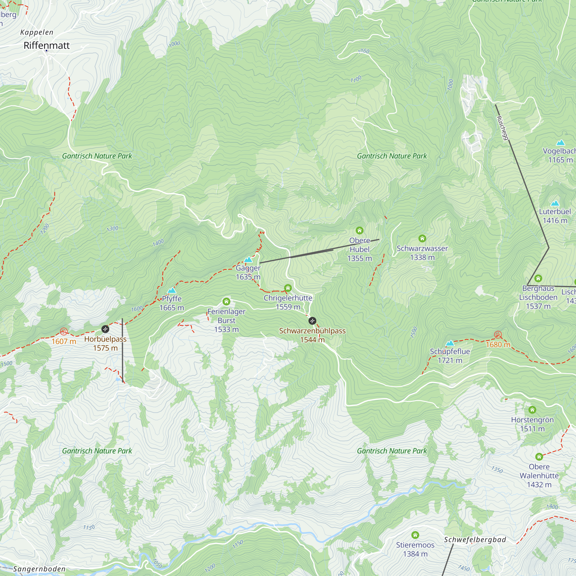 Chrigelerhütte map