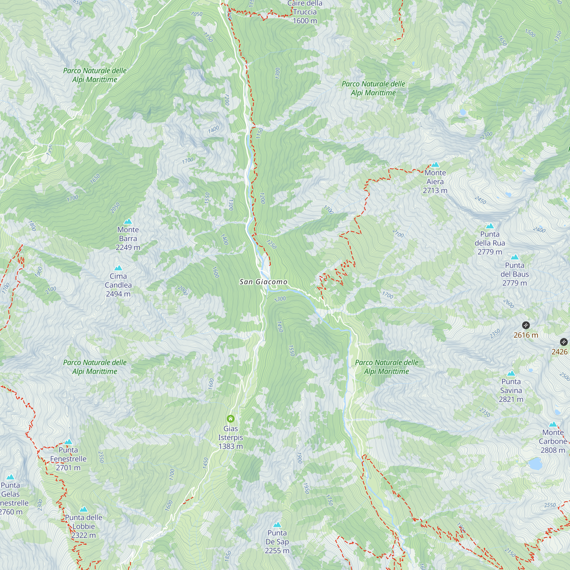 Casa Alpina Don Bosco map