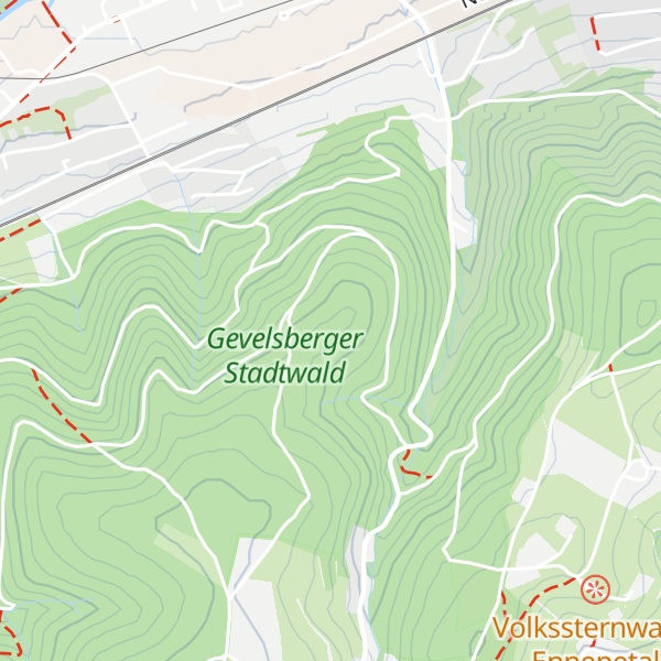 Map of Bredder Kopf