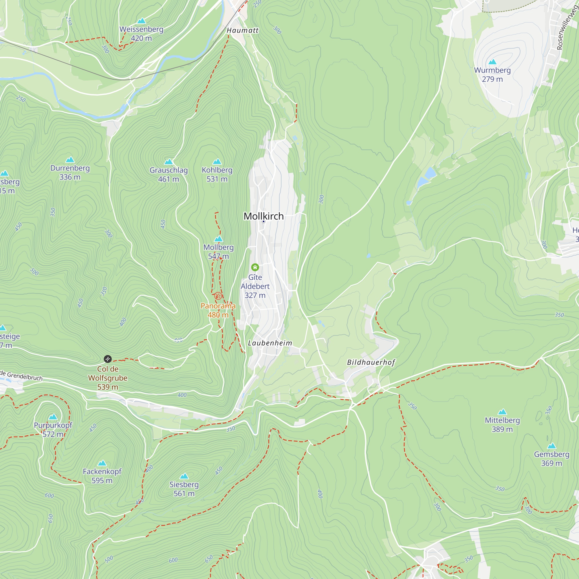 Gîte Simon map