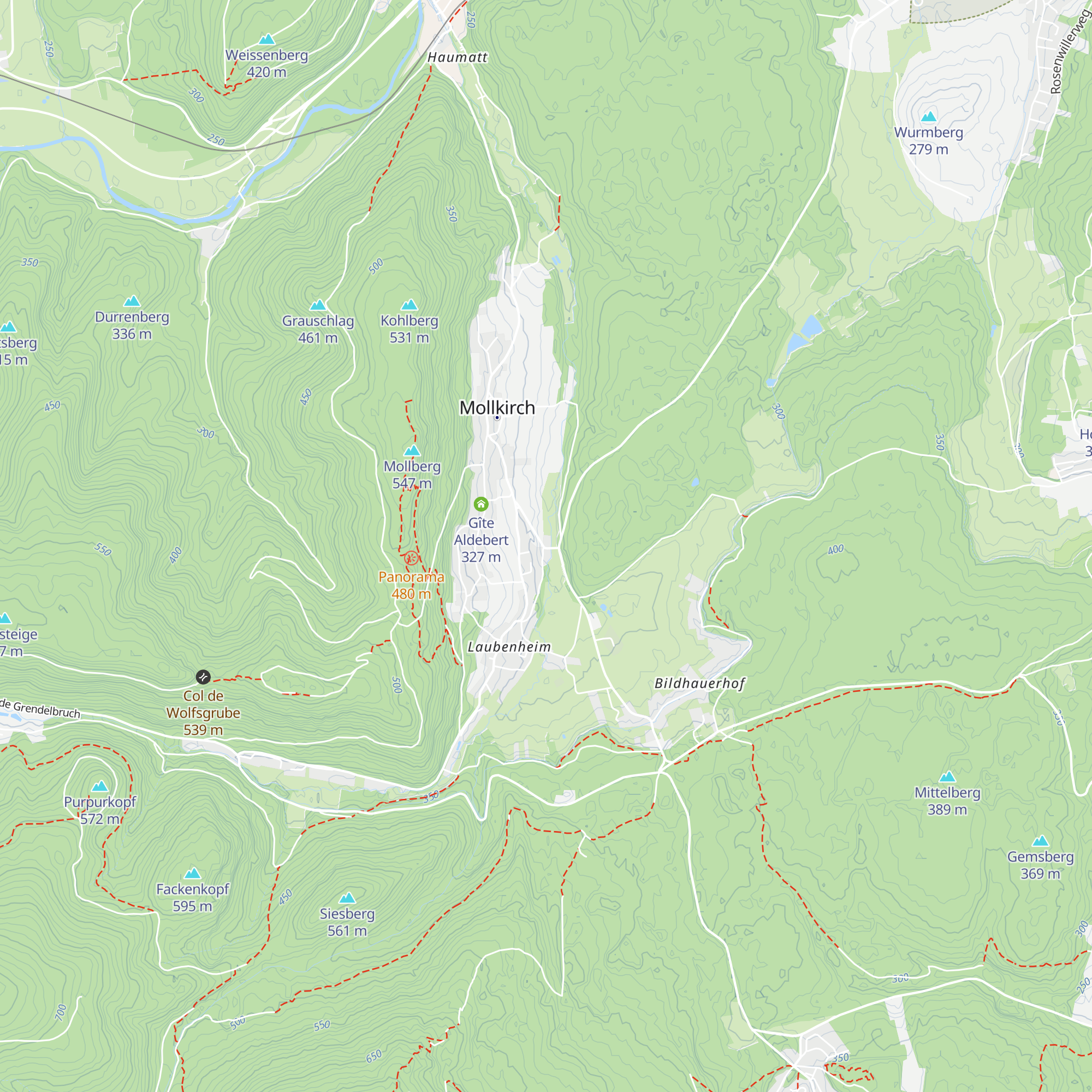 Gîte Simon map