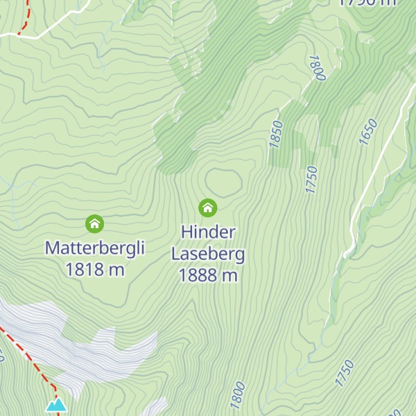Map of Hinder Laseberg