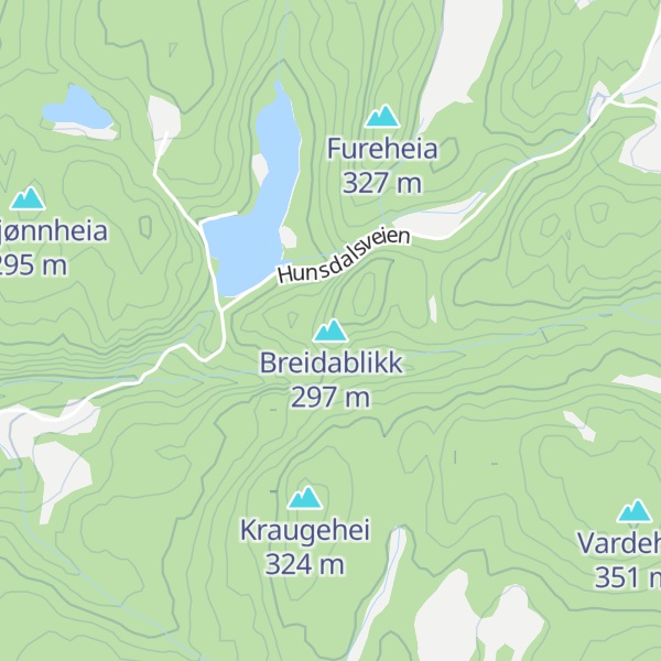 Map of Breidablikk