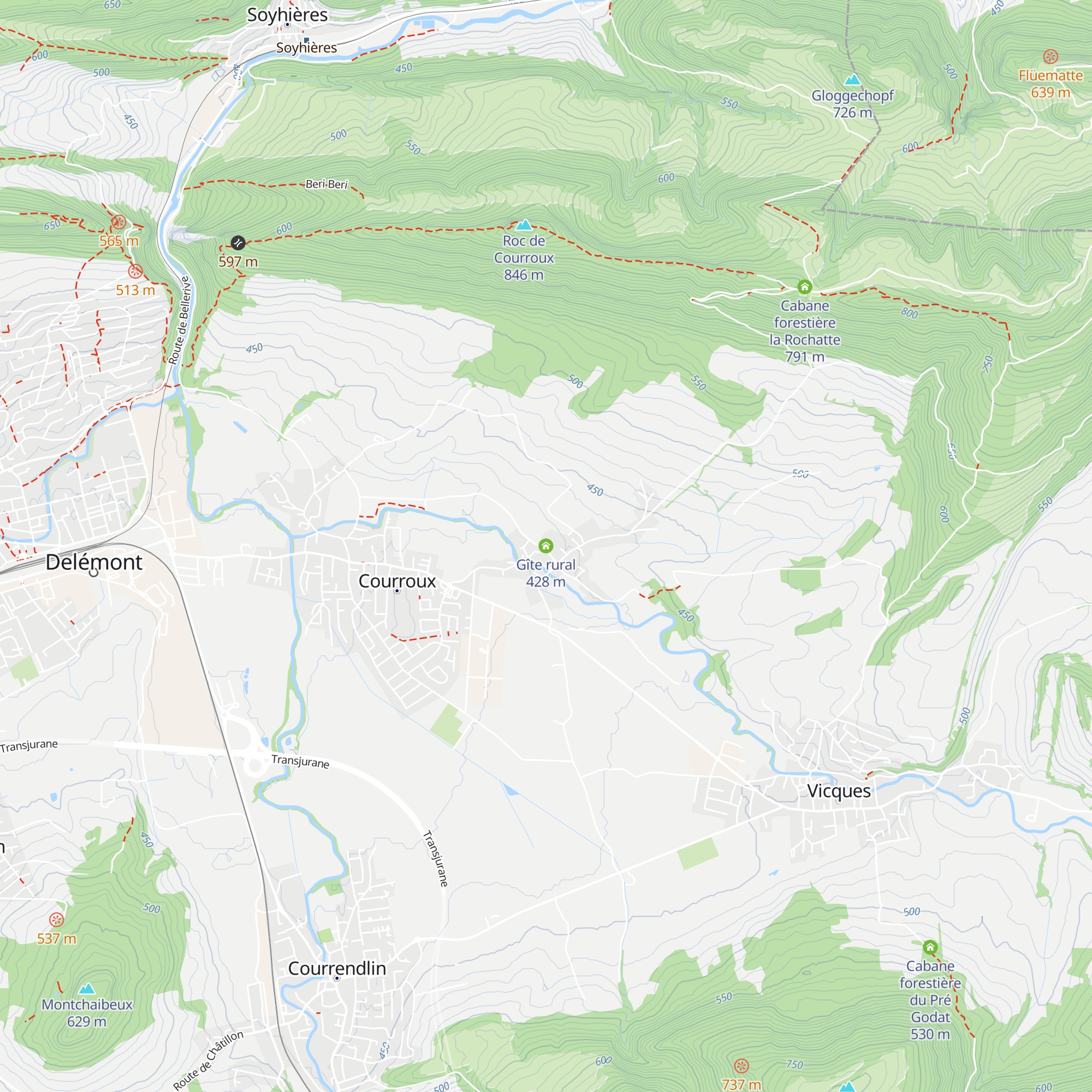 Gîte rural map