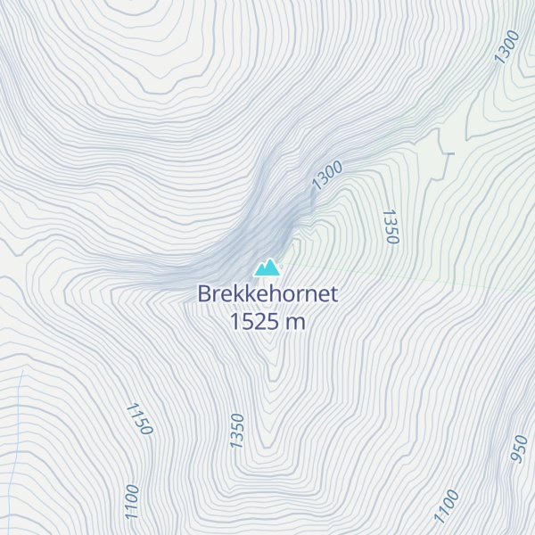 Map of Brekkehornet