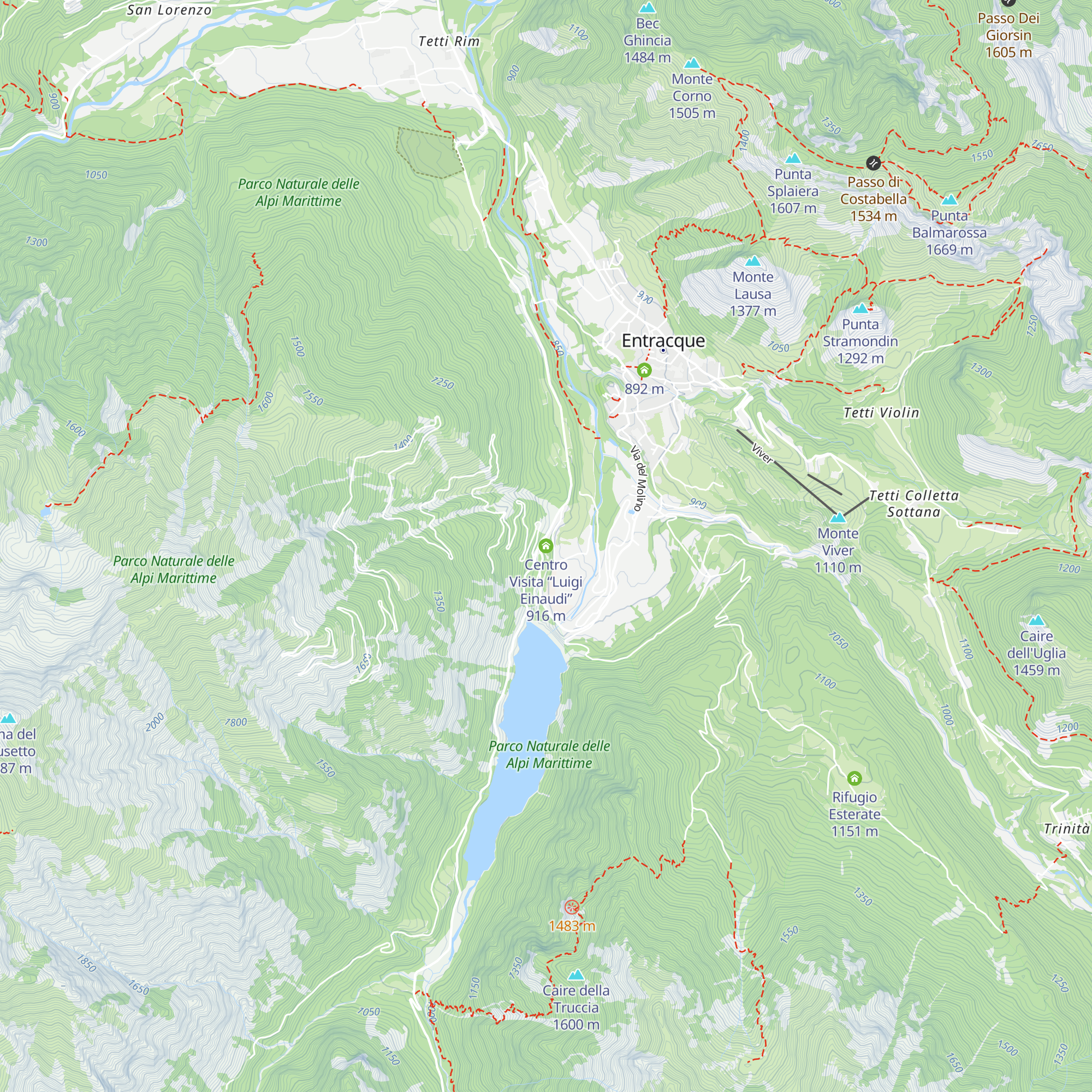 Centro Visita “Luigi Einaudi” map