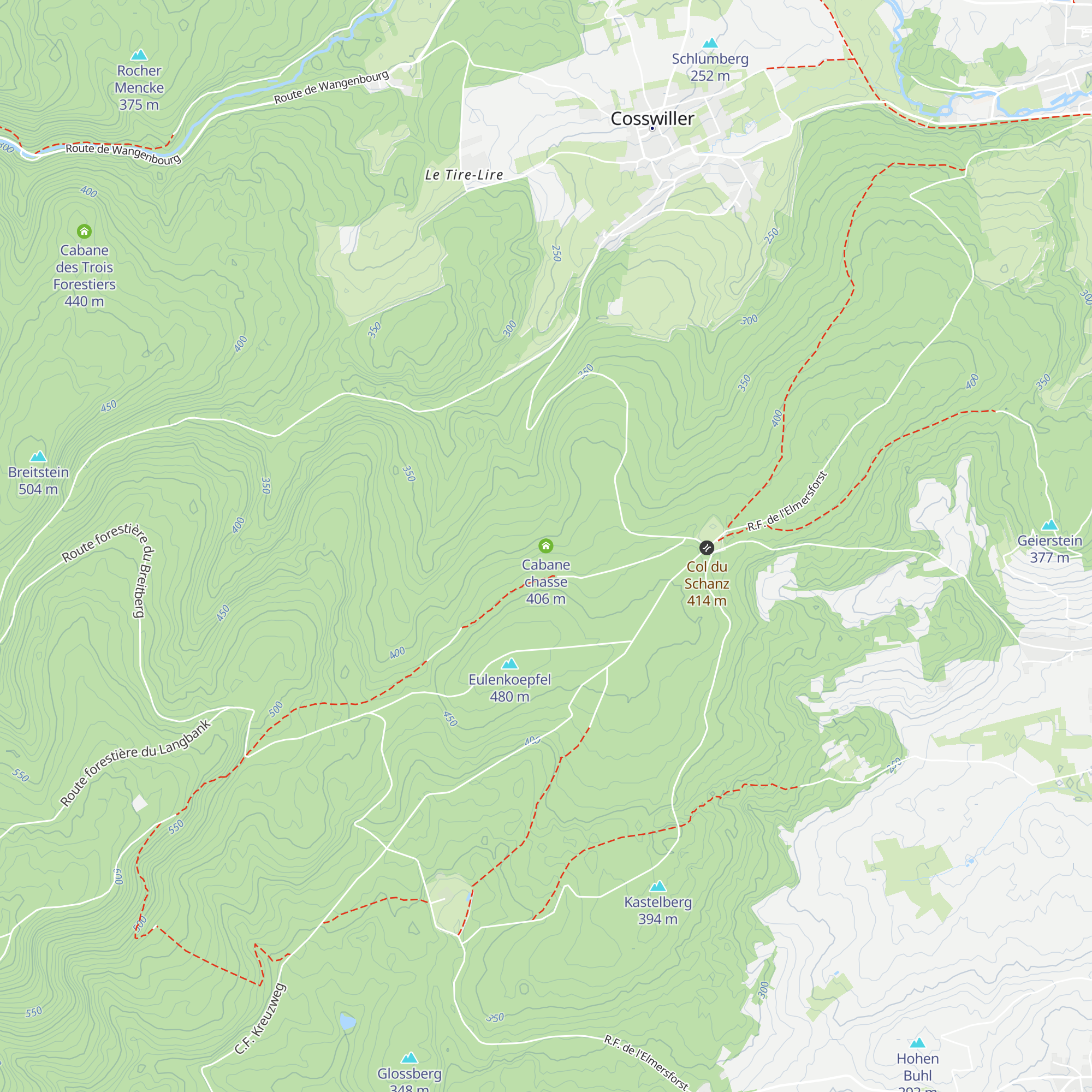 Cabane chasse map