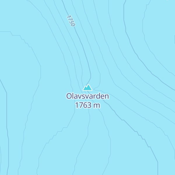 Map of Olavsvarden