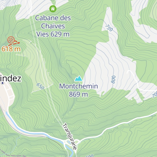 Map of Montchemin