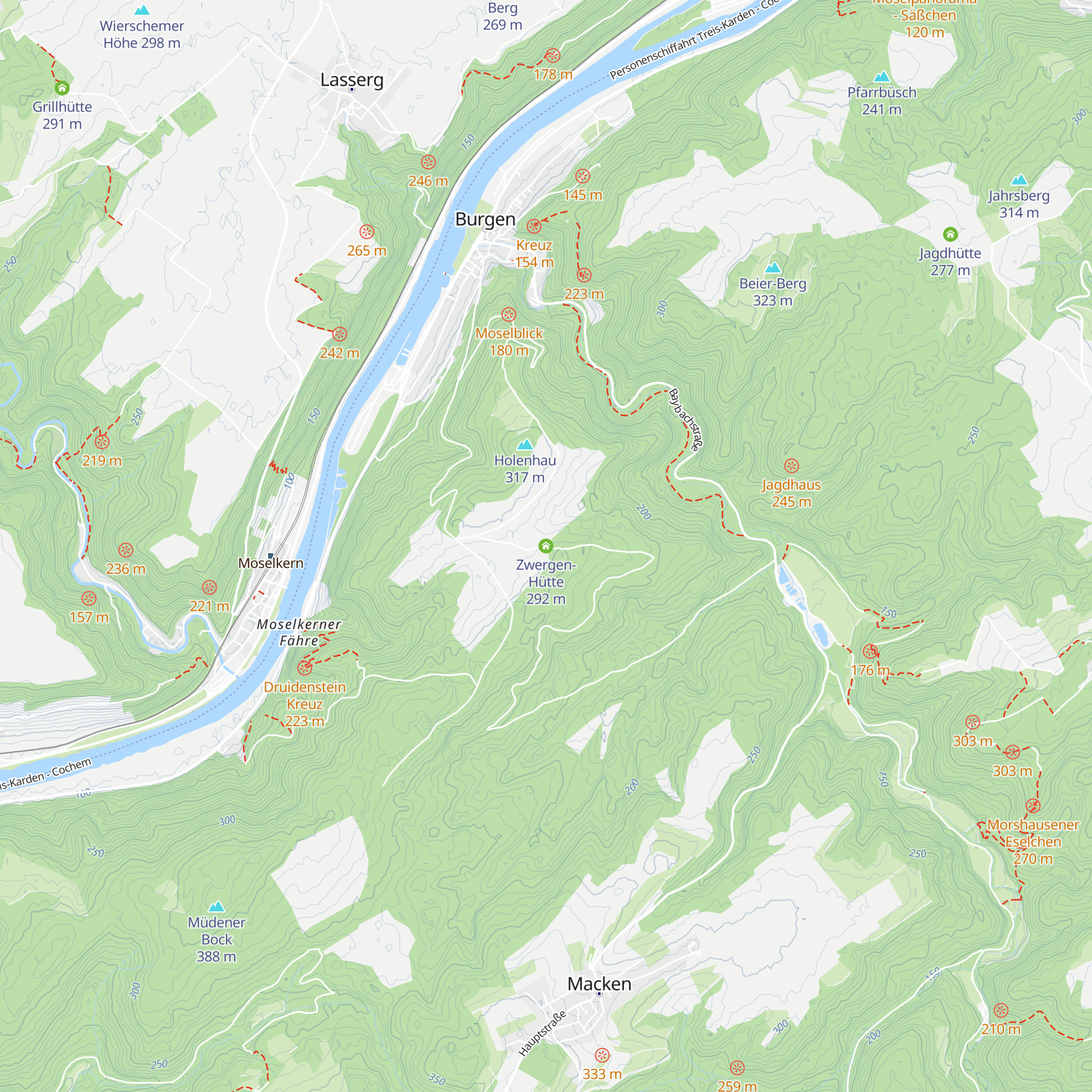 Zwergen-Hütte map