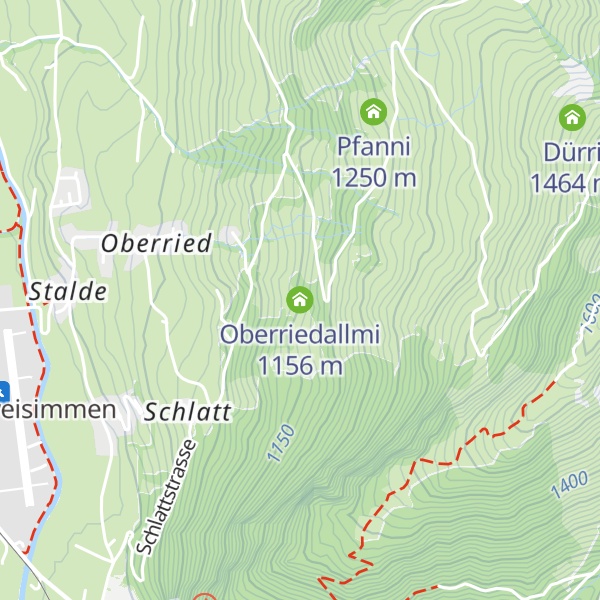 Map of Oberriedallmi
