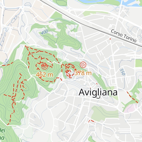 Map of Monte Pezzulano