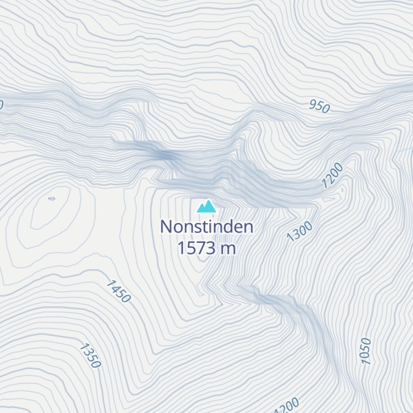 Map of Nonstinden
