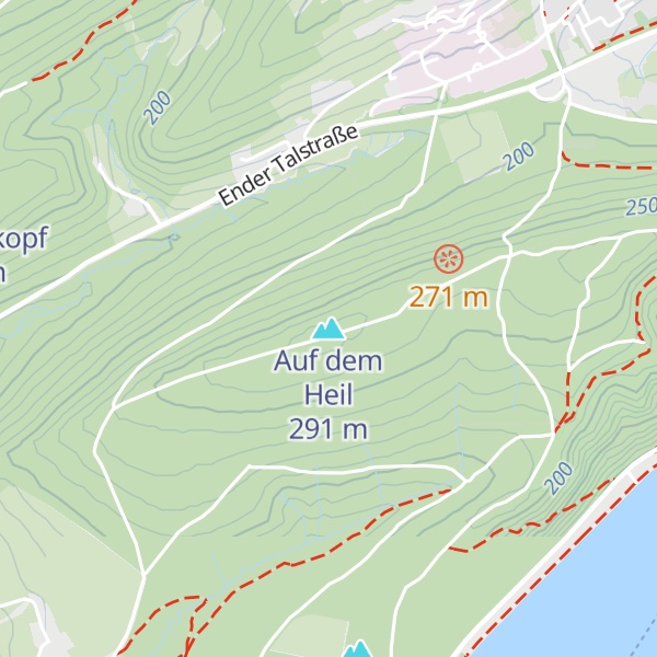 Map of Auf dem Heil