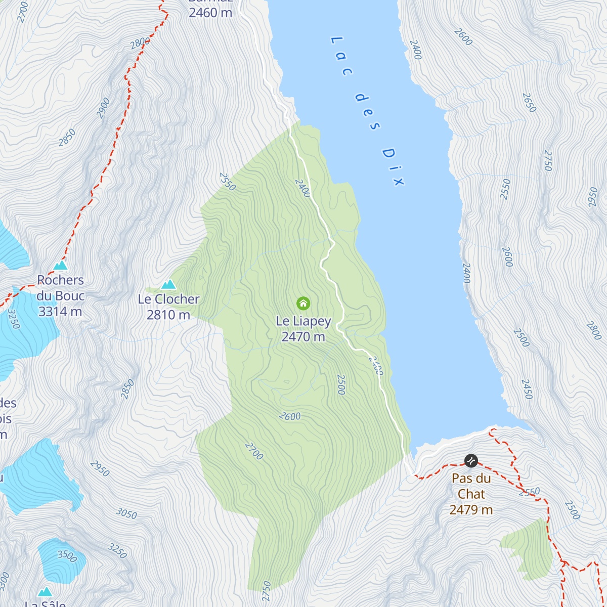 Le Liapey map